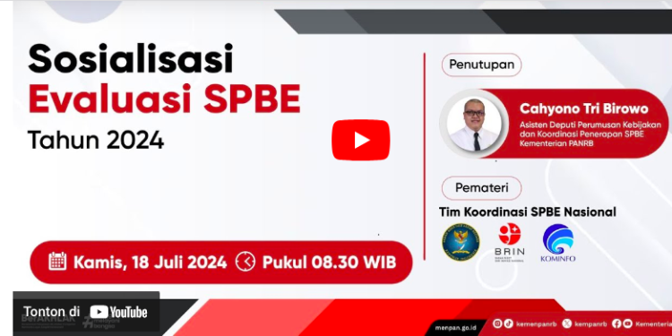 Sosialisasi Evaluasi SPBE Tahun 2024 hari ke – 3