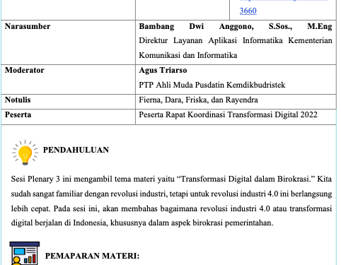 Transformasi Digital dalam Birokrasi.